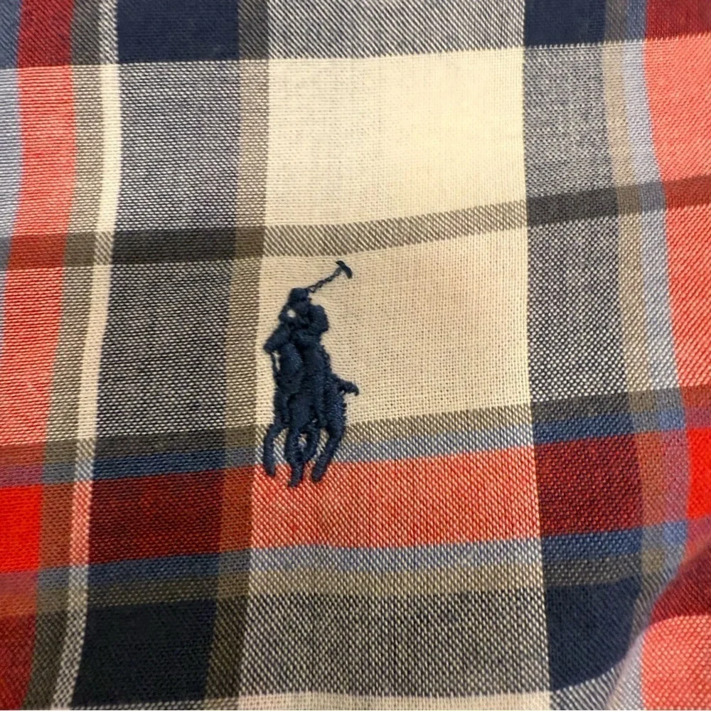 Ralph Lauren Lot Of 3 Shirts 2 Button Down Shirts 1 Big Pony Polo Shirt Size 4